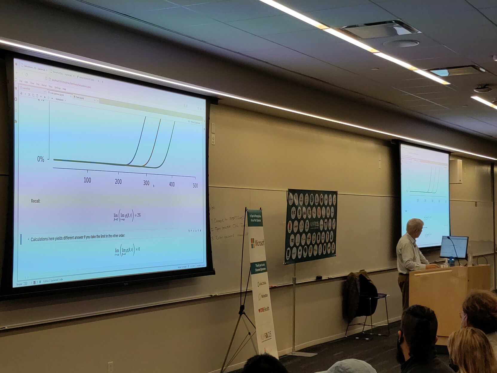 Photo of Paul Romer delivering his keynote at PyData NYC Photo of Paul Romer delivering his keynote at PyData NYC